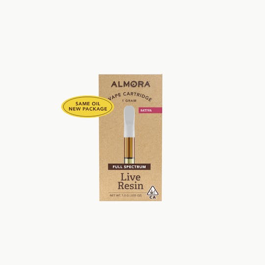 Almora - 100% Live Resin Twisted Citrus Cartridge 1g - 1