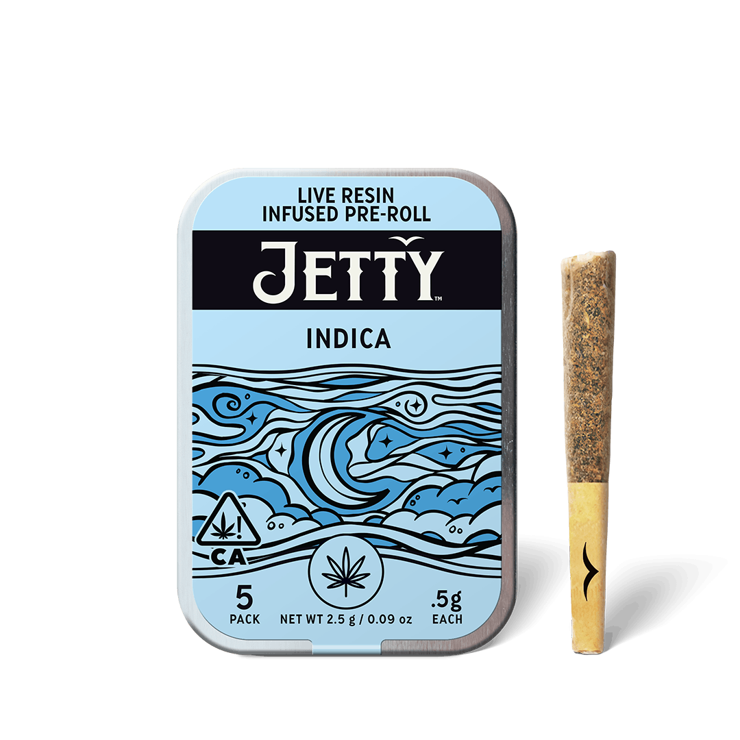Jetty Extracts - Jetty Pre-Roll Live Resin Infused 5 Pack (2.5g) Fatso x Fatso - 1