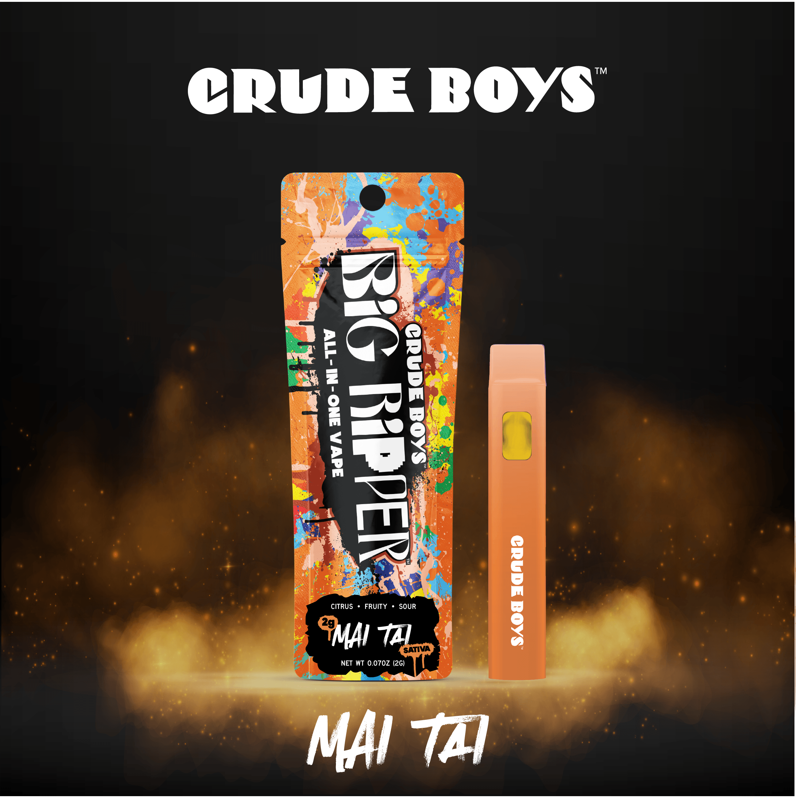 Crude Boys Concentrates - Crude Boys Concentrates | Mai Tai | Disposable | 2g - 1