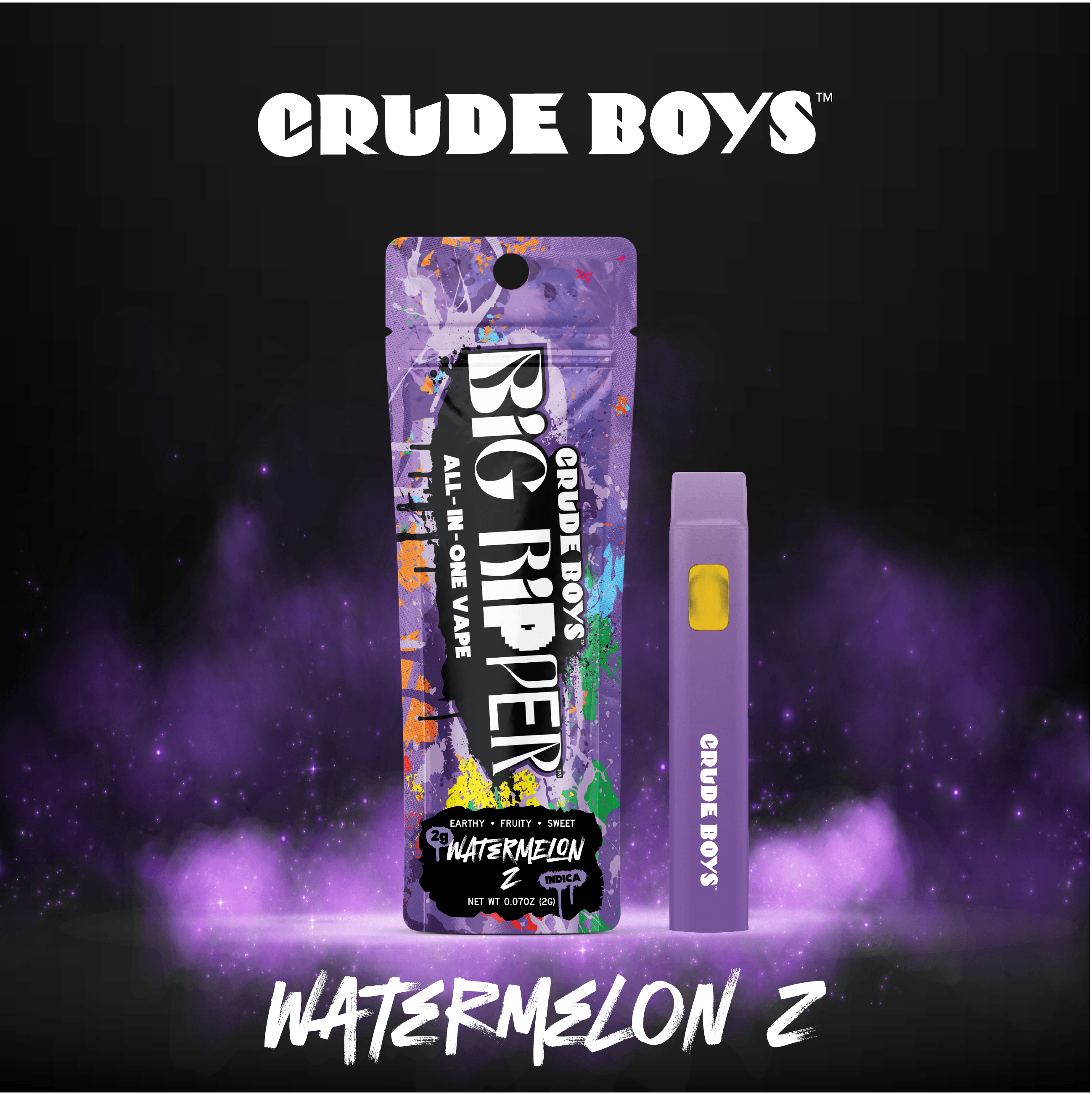 Crude Boys Concentrates - Crude Boys Concentrates | Watermelon Z | Disposable | 2g - 1