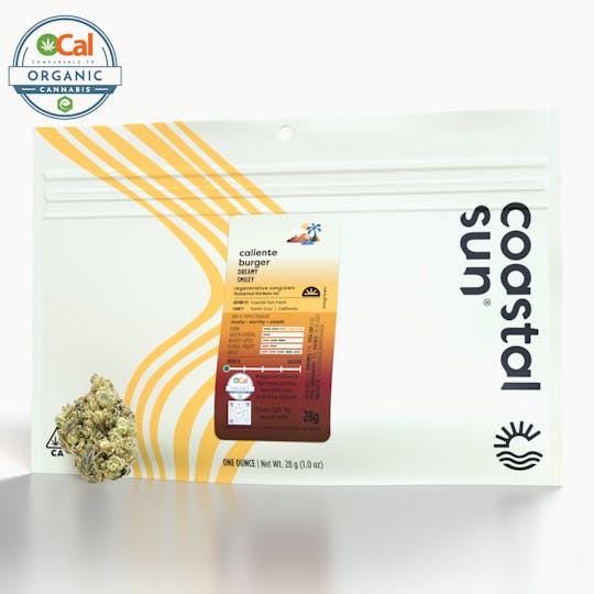 Coastal Sun - Caliente Burger Sungrown Flower 28g - 1
