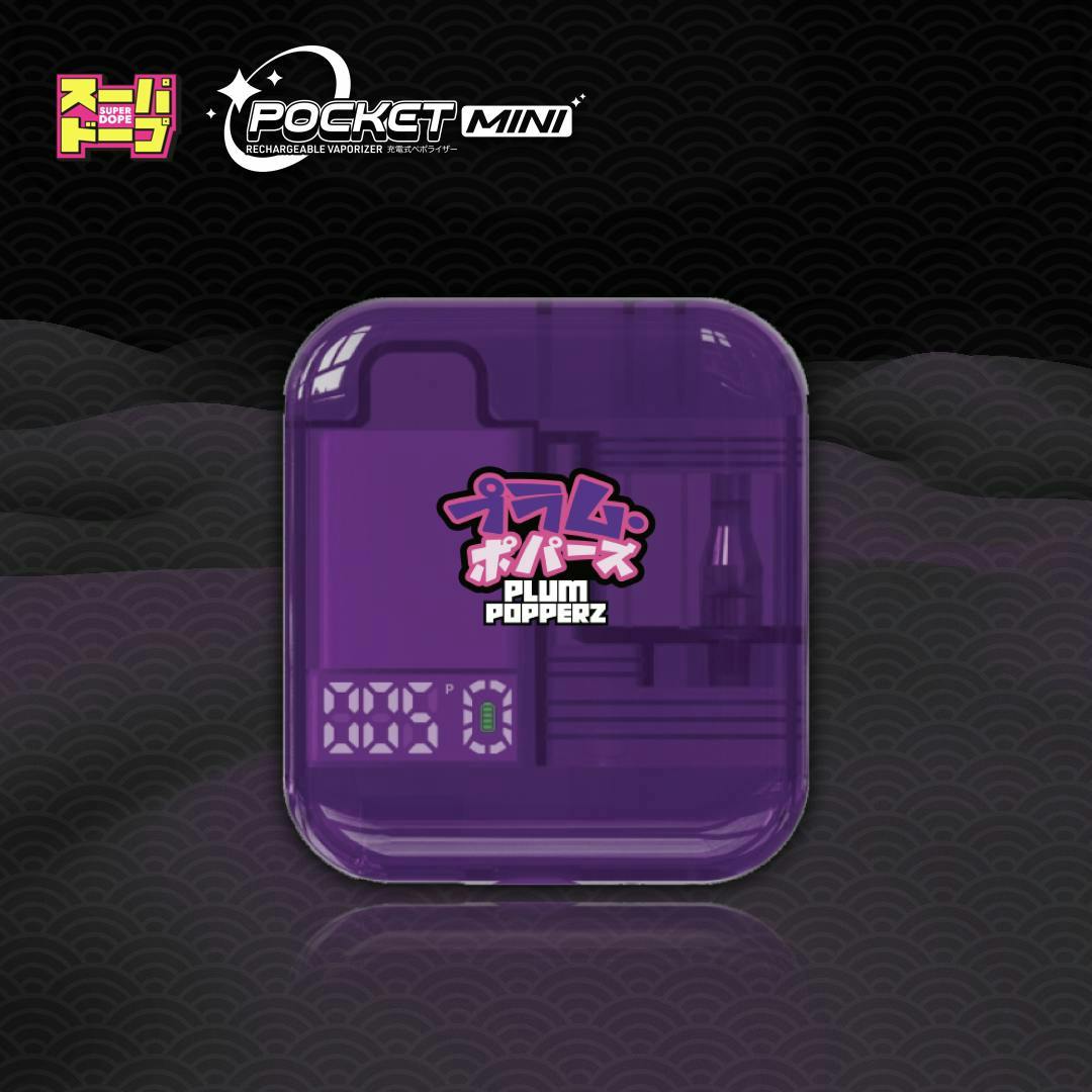 Super Dope - 💫 Pocket Mini Vape - Plum Popperz (1g) - 1