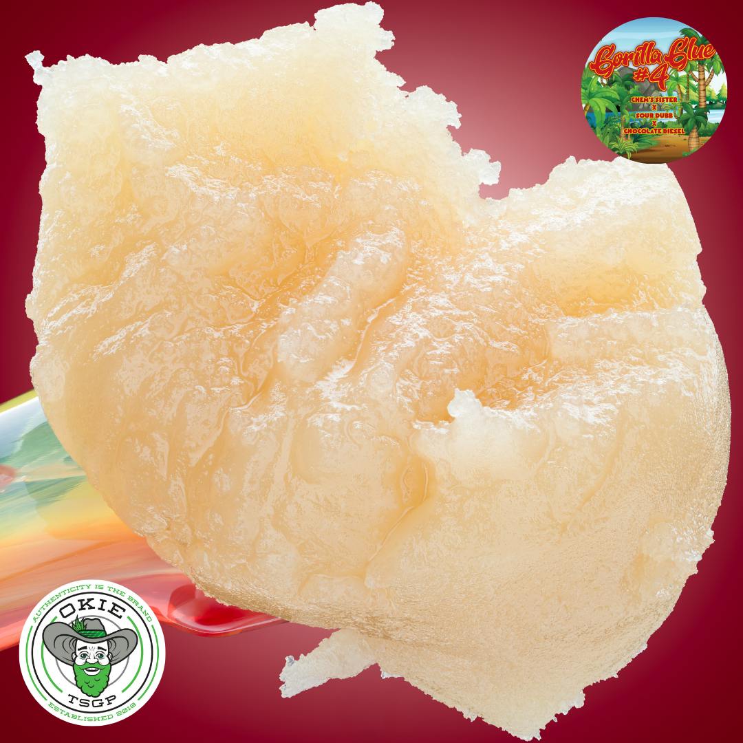 Okie TSGP - GG4 - 1g - Live Hash Rosin Batter - 1