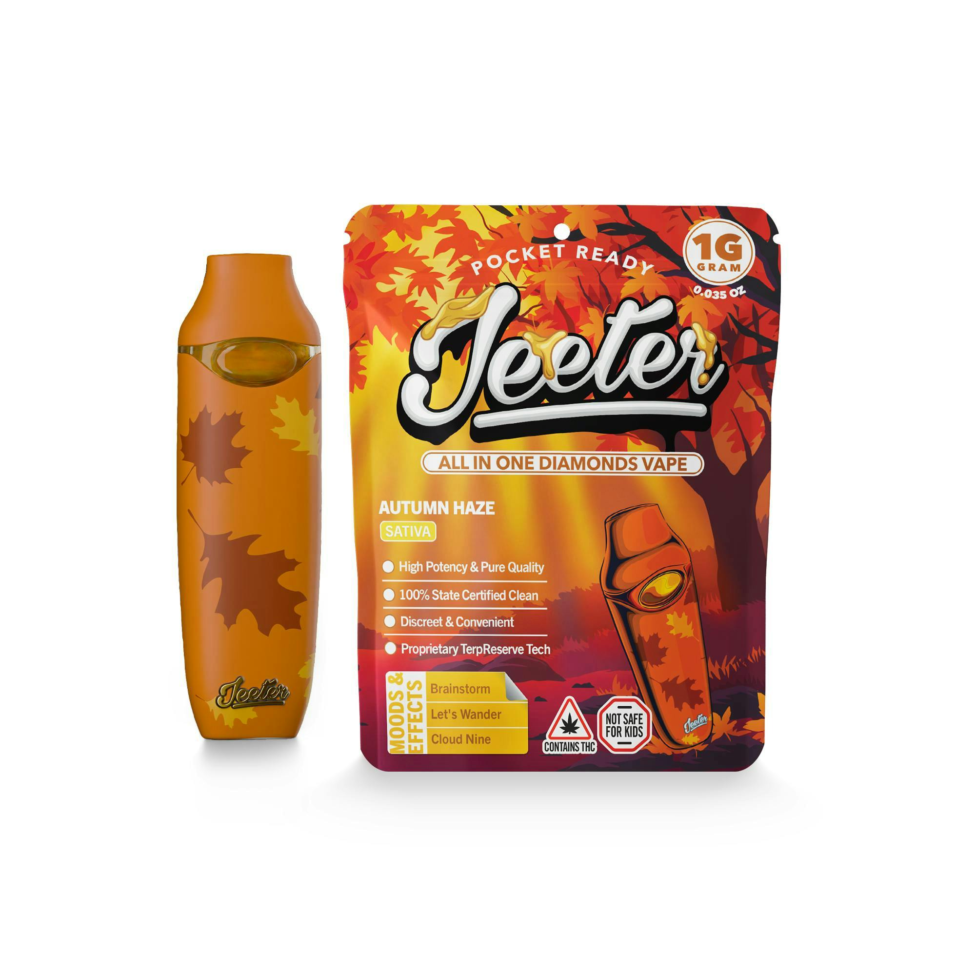 Jeeter - Jeeter | Autumn Haze | Diamonds Disposable | 1g - 1