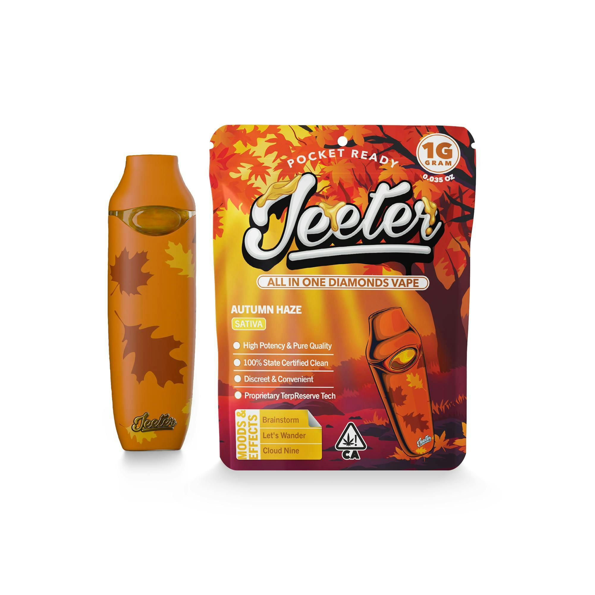 Jeeter - Jeeter | Autumn Haze | Diamonds Disposable | 1g - 1