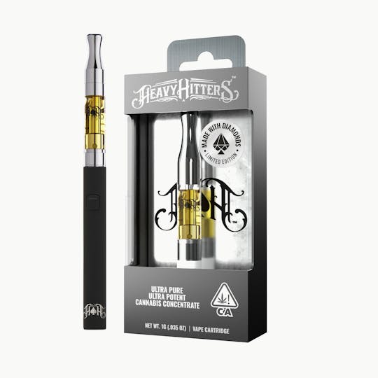 Heavy Hitters - White Widow | Hybrid - Ultra Extract High Purity Oil - 1G Vape Cartridge - 1