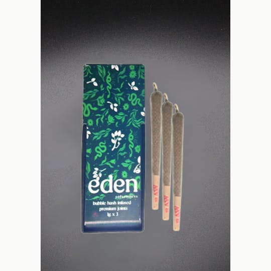 Alchemist -House Of Extracts - Eden - Lemon GMO - Bubble Hash Infused Pre Roll Pack 1g (2x0.5g) (3pk) - 1