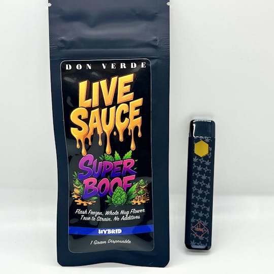 Don Verde - 1g Live Sauce Disposable - Super Boof (Hybrid) - 1