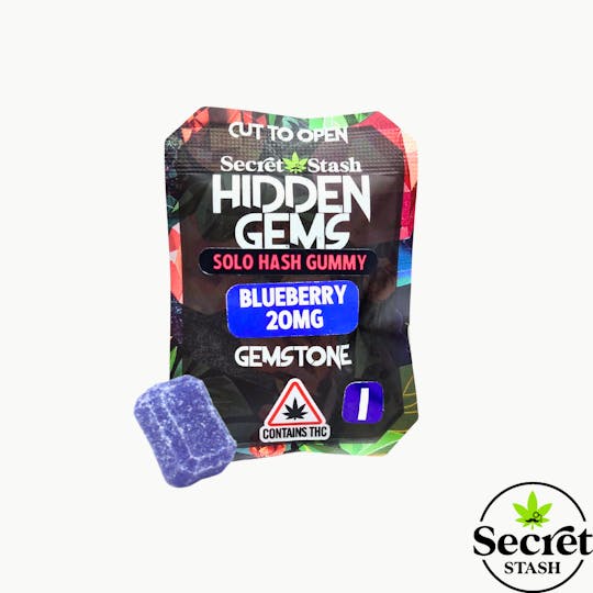 Secret Stash - Secret Stash | Hidden Gems | Solo | Hash | Blueberry | Indica | 20mg - 1
