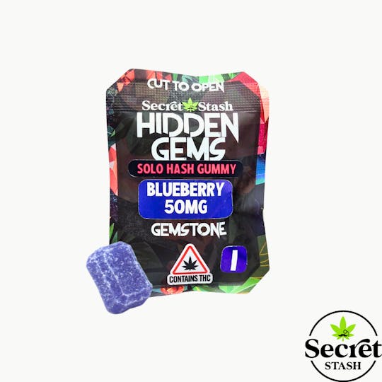 Secret Stash - Secret Stash | Hidden Gems | Solo | Hash | Blueberry | Indica | 50mg - 1