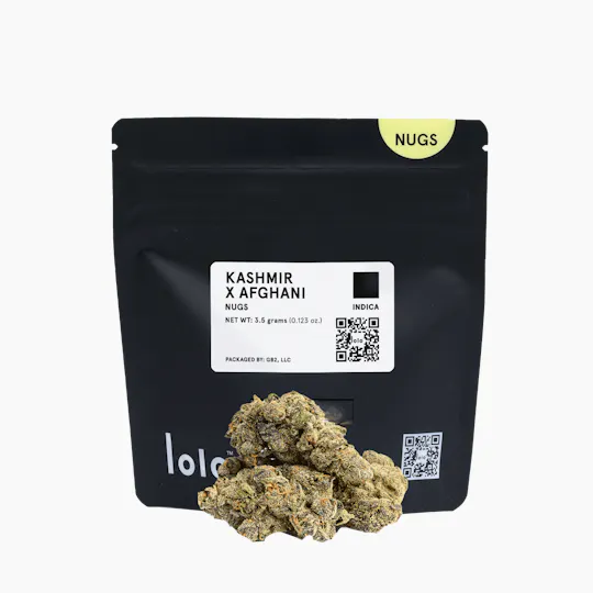 lolo - lolo | Kashmir + Afghani | Indoor Nugs | 3.5g - 1