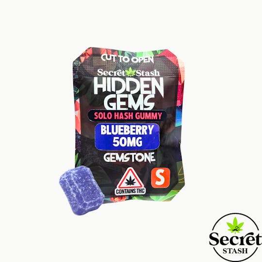 Secret Stash - Secret Stash | Hidden Gems | Solo | Hash | Blueberry | Sativa | 50mg - 1