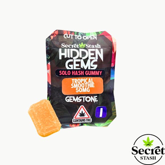 Secret Stash - Hidden Gems | Solo | Hash | Tropical Smoothie | Indica | 50mg - 1
