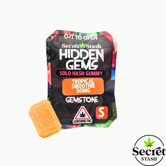 Secret Stash - Hidden Gems | Solo | Hash | Tropical Smoothie | Sativa | 50mg - 1