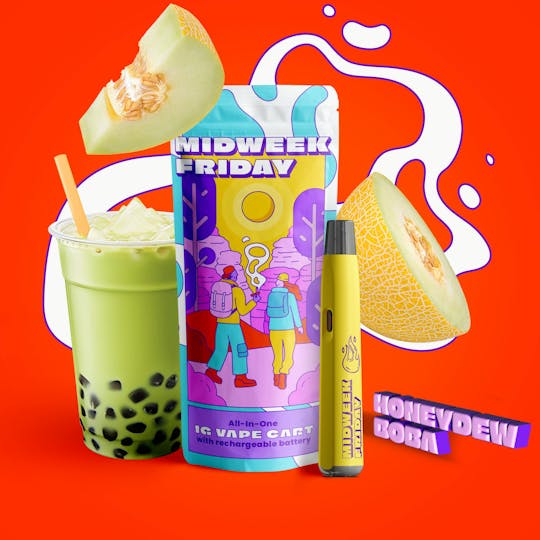 Midweek Friday - Honeydew Boba AIO | 1g - 1