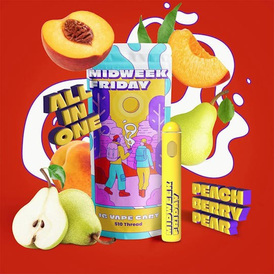Midweek Friday - Peachberry Pear AIO | 1g - 1