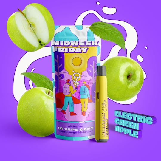 Midweek Friday - Electric Green Apple AIO | 1g - 1