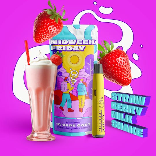 Midweek Friday - Strawberry Milkshake AIO | 1g - 1