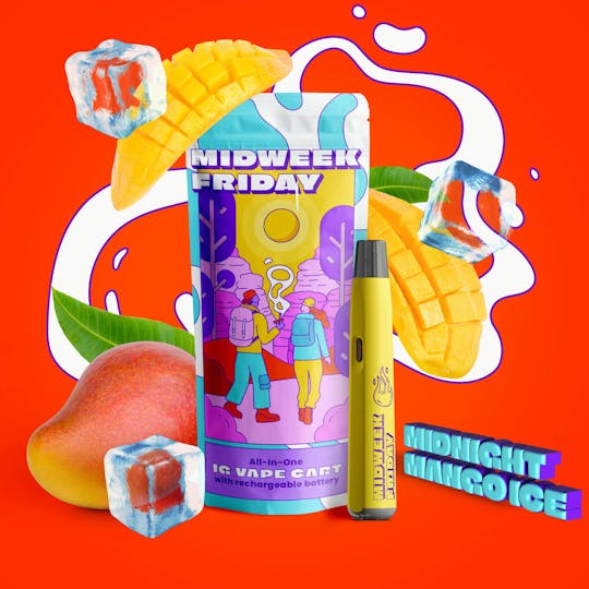Midweek Friday - Midnight Mango Ice AIO | 1g - 1
