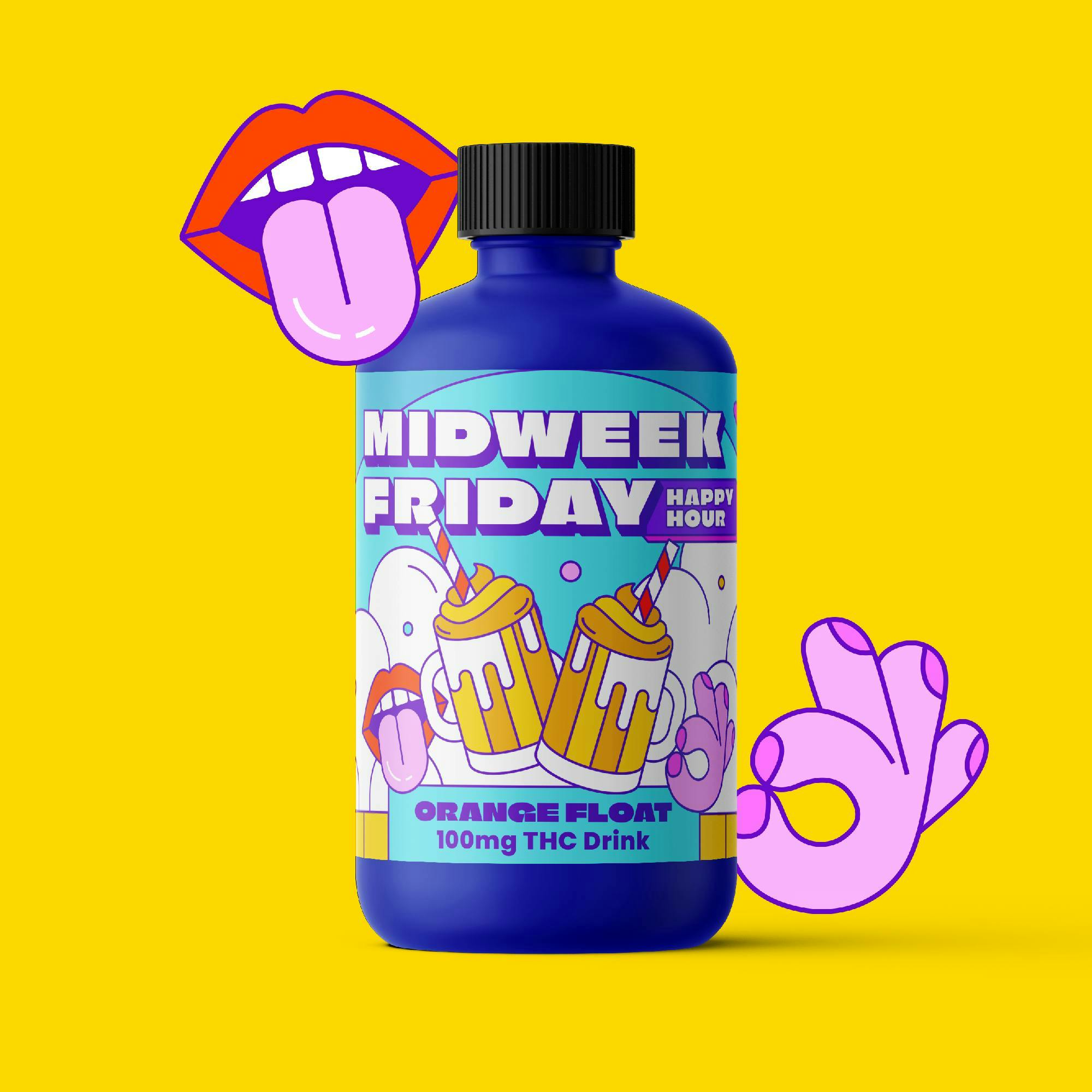 Midweek Friday - Orange Float [4oz] (100mg) - 1