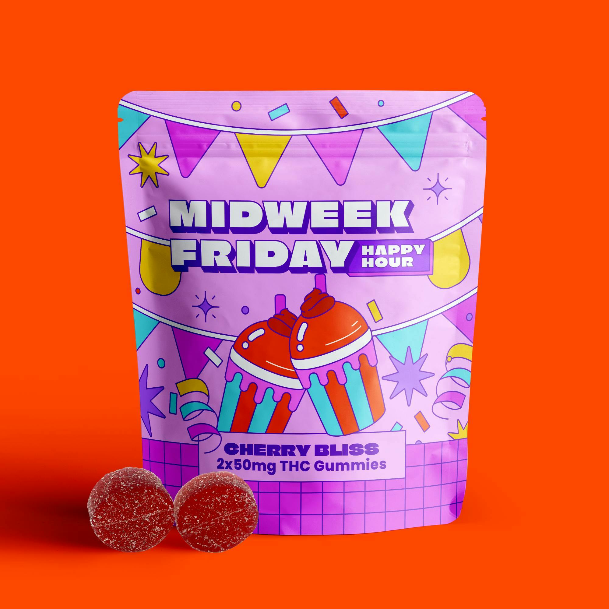 Midweek Friday - Cherry Bliss | Gummies [2pk] (100mg) - 1