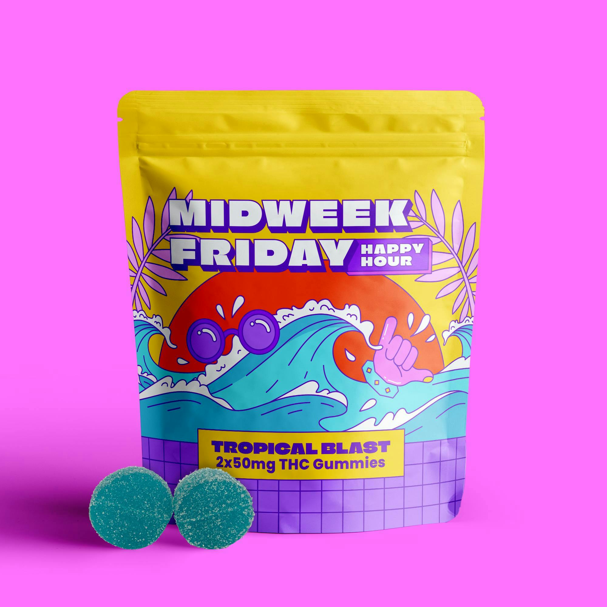 Midweek Friday - Tropical Blast | Gummies [2pk] (100mg) - 1