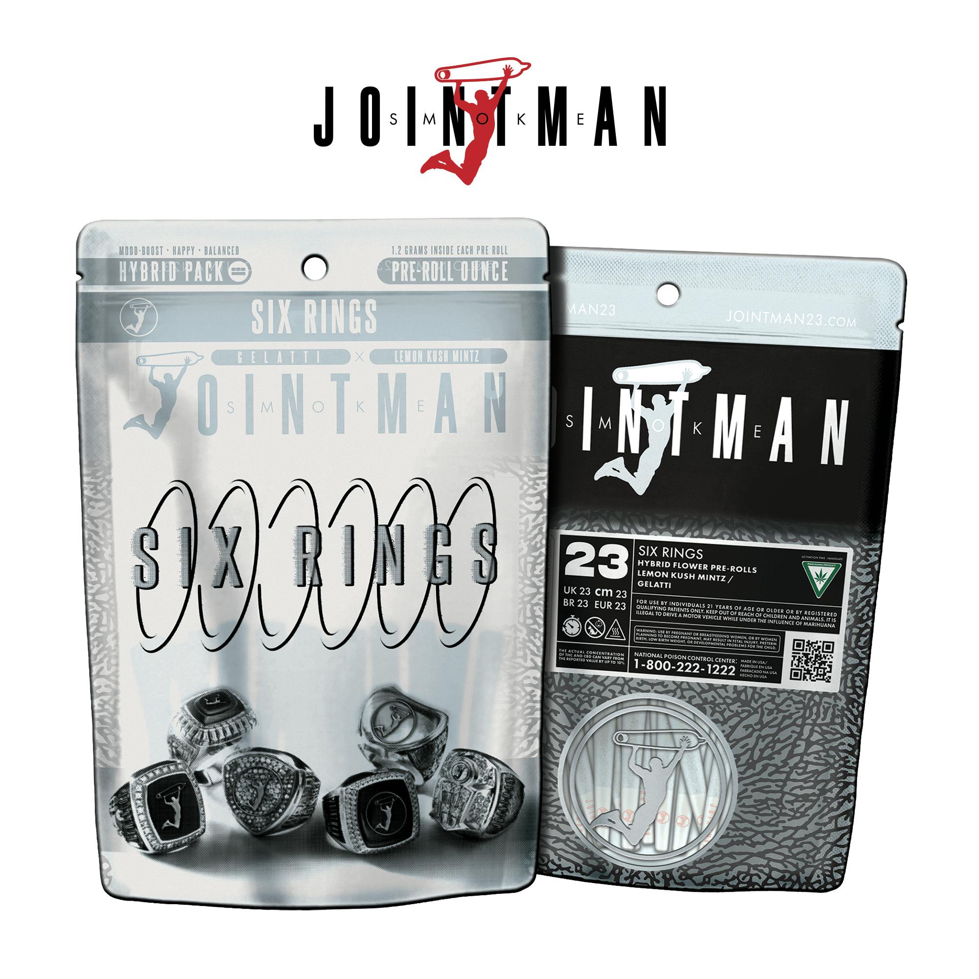 Jointman - Jointman - 1oz Pre-packed (23) Pre-rolls - 6 Rings - 1