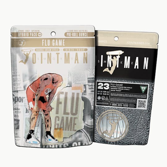 Jointman - Jointman - 1oz Pre-packed (23) Pre-rolls - Flu Game - 1