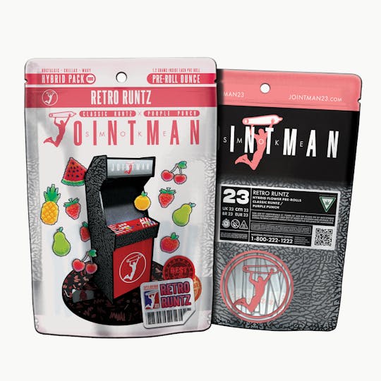 Jointman - Jointman - 1oz Pre-packed (23) Pre-rolls - Retro Runtz - 1