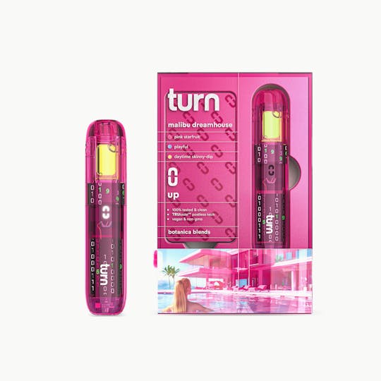 turn - 1.0g AIO | malibu dreamhouse | botanica blends | up | - 1