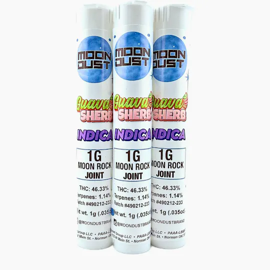 MOON DUST - Moon Rock | Guava Sherb | Infused Joint | 1g - 1