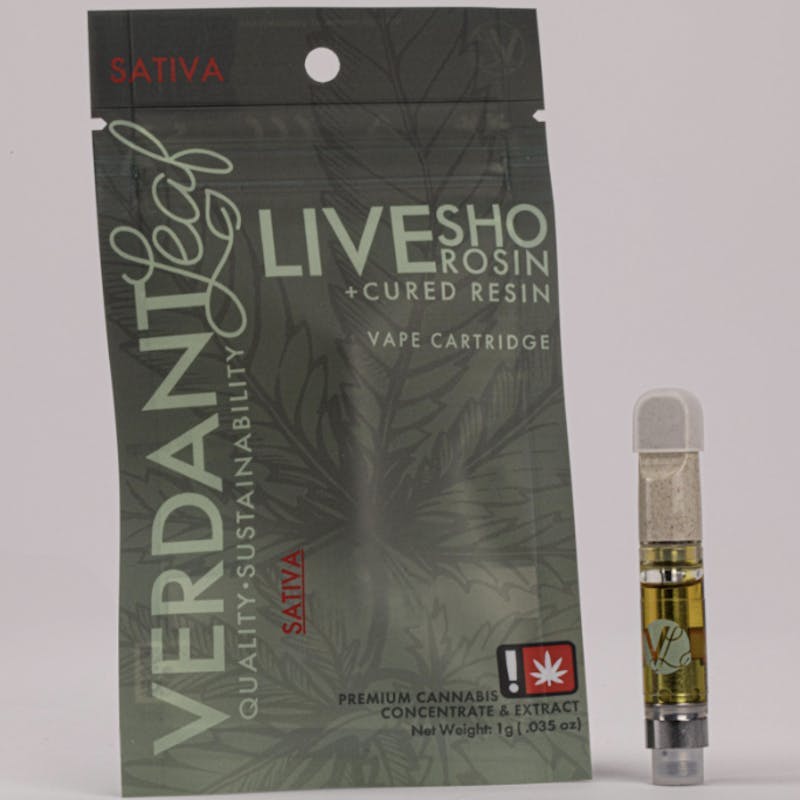 Verdant Leaf Farms - Verdant Leaf | Sour Waves | 1g Live Rosin:Cured Resin Cart - 1