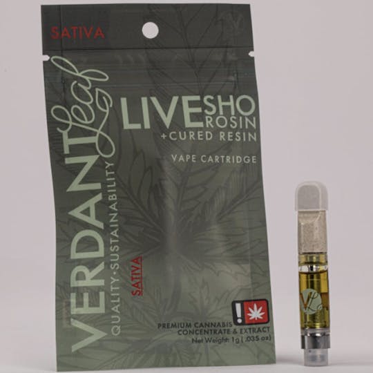 Verdant Leaf Farms - Verdant Leaf | Sour Waves | 1g Live Rosin:Cured Resin Cart - 1