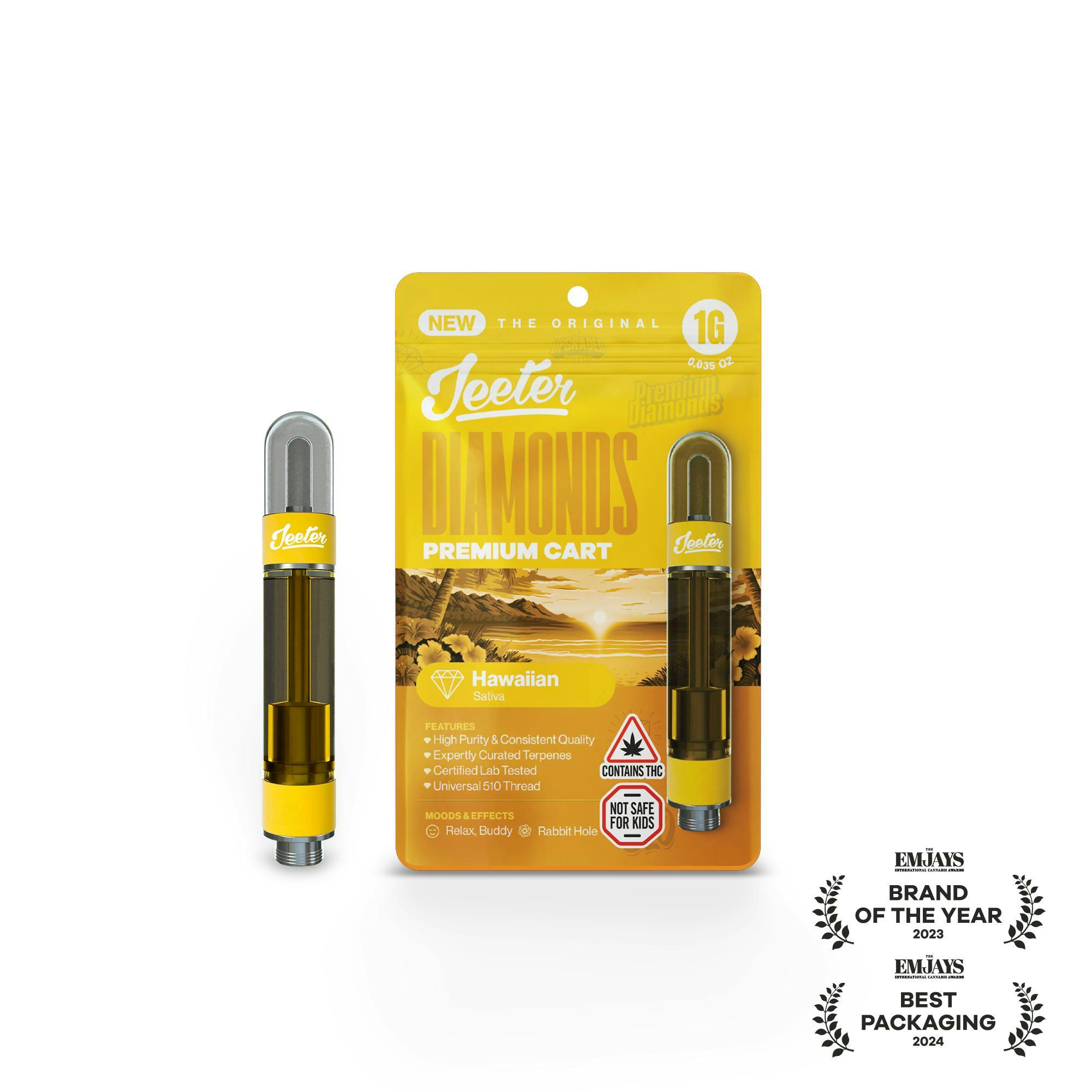 Jeeter - Jeeter | Hawaiian | Premium Diamonds Cartridge | 1g - 1