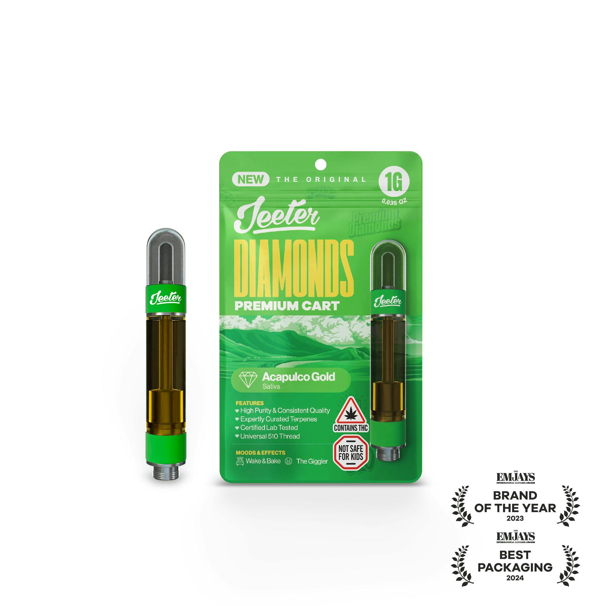 Jeeter - Jeeter | Acapulco Gold | Premium Diamonds Cartridge | 1g - 1