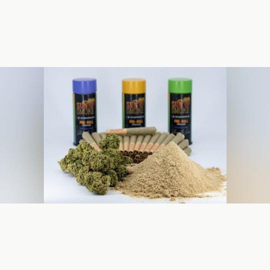SunSmoke - SunSmoke - 2.5g Live Bubble Hash Infused .5g Pre-Roll 5 Pack - Indica Blend - 1