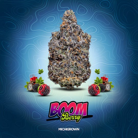 MICHIGROWN - Boom Berry - 3.5 Grams Premium Flower - Jars - 1