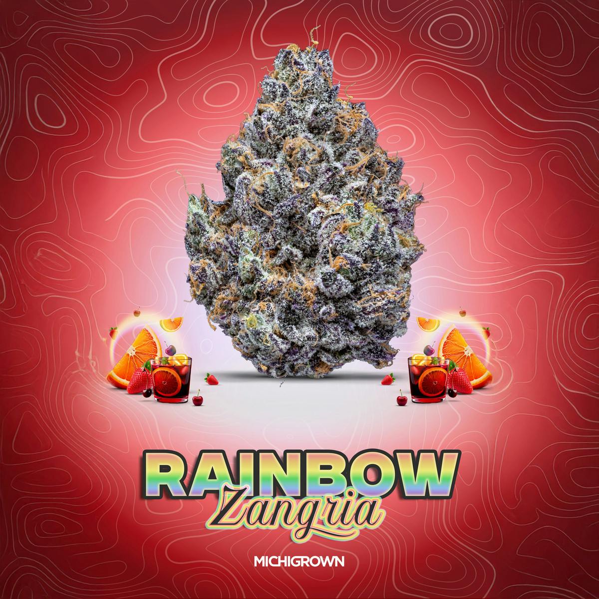 MICHIGROWN - Rainbow Zangria - 3.5 Grams Premium Flower - Jar - 1
