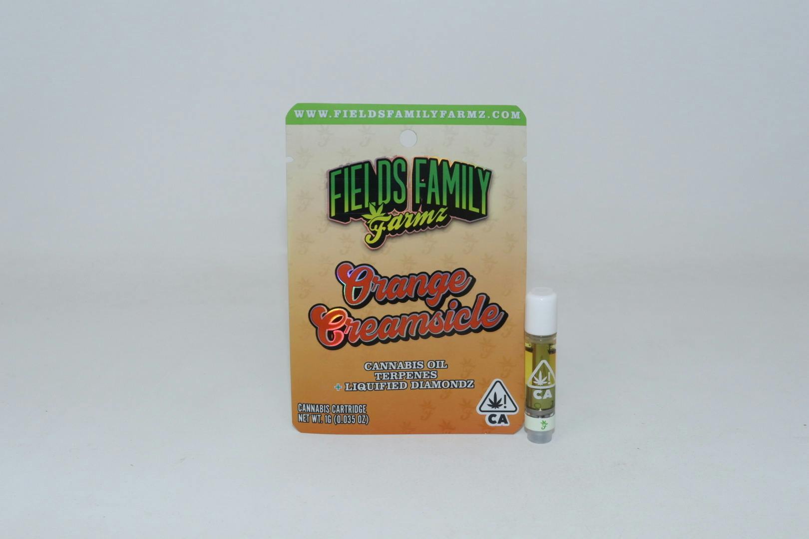 Fields Family Farmz - Orange Creamsicle 1g Liquified Diamondz THC-A-Cartridge - 1