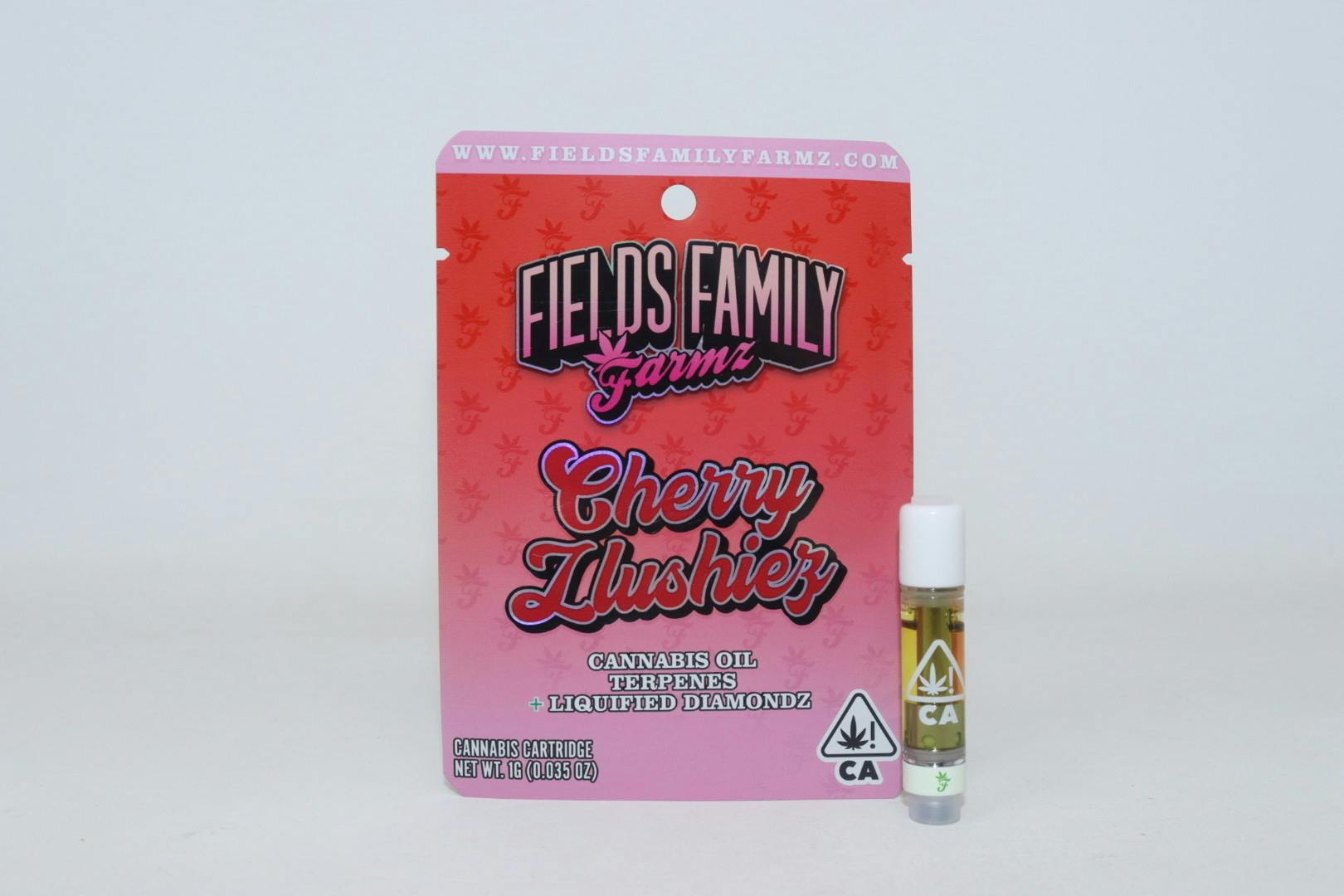 Fields Family Farmz - Cherry Zlushiez 1g Liquified Diamondz THC-A-Cartridge - 1