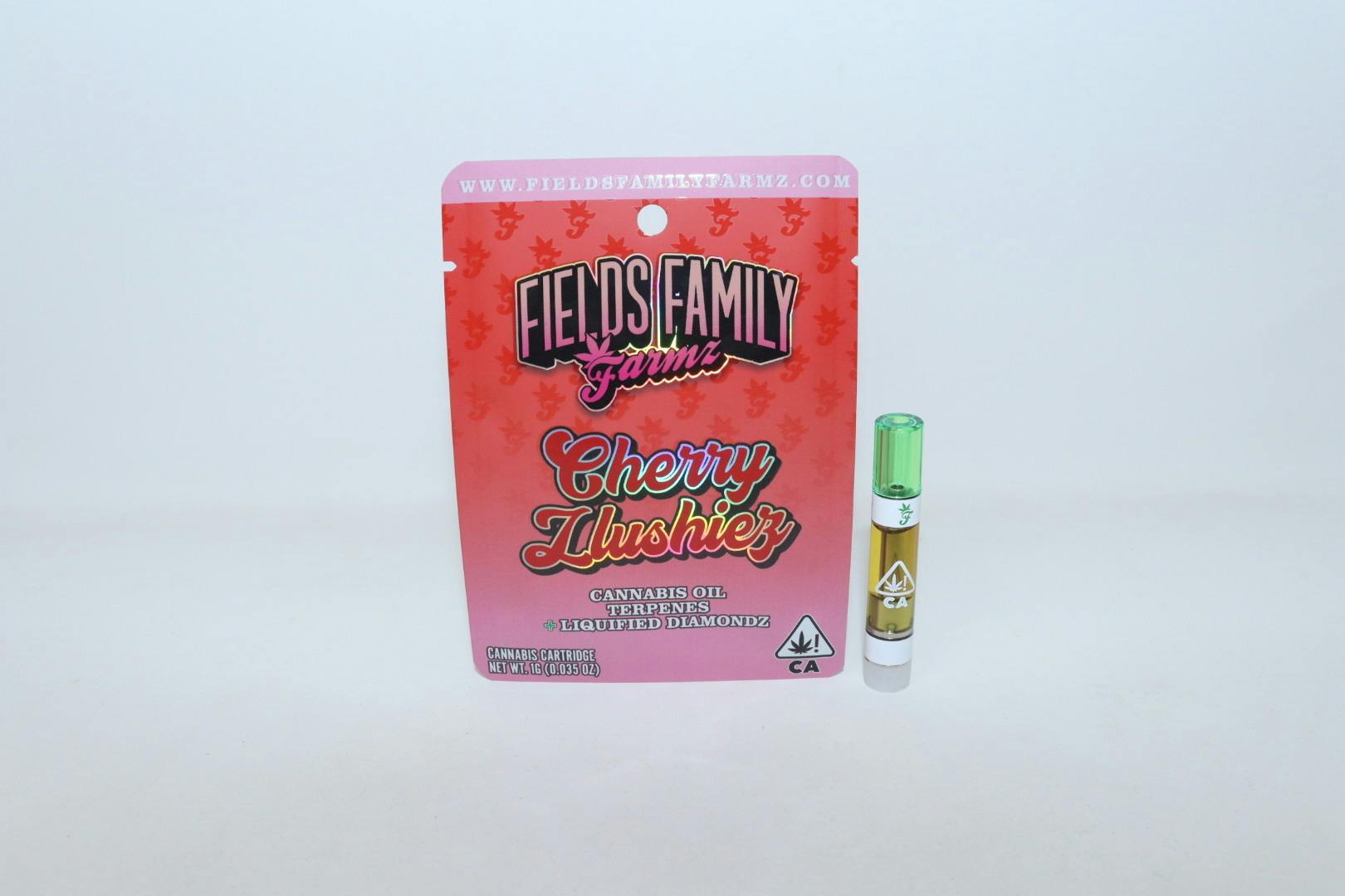 Fields Family Farmz - Cherry Zlushiez 1g Liquified Diamondz THC-A-Cartridge - 1
