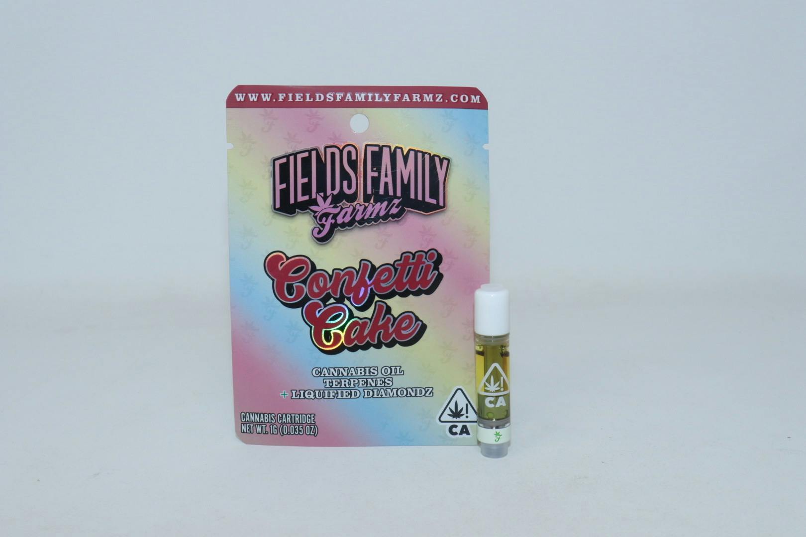 Fields Family Farmz - Confetti Cake 1g Liquified Diamondz THC-A-Cartridge - 1