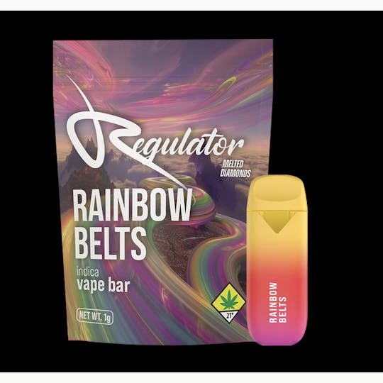 Regulator - Rainbow Belts 1g Melted Diamond Disposable - 1