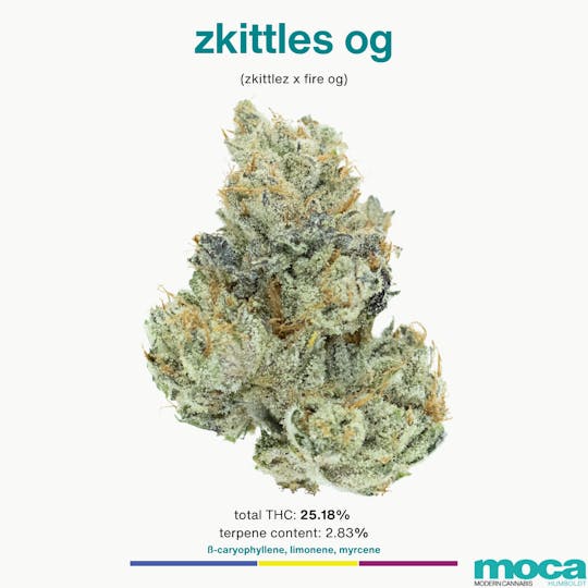 MOCA Humboldt - MOCA Flowers - 1/8th Jar - Zkittles OG - 1