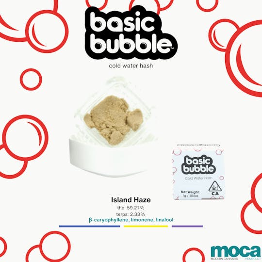 MOCA Humboldt - Basic Bubble - 1g Red Label - Island Haze - 1