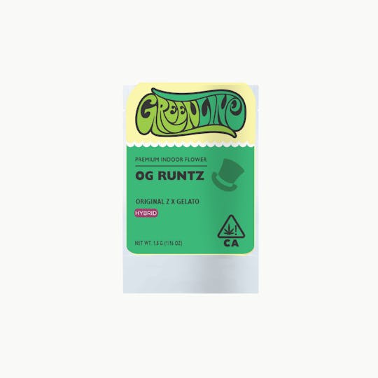 Greenline - OG Runtz - 1/16 oz - Indoor - Hybrid - 1.8g - 1