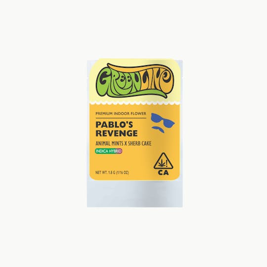 Greenline - Pablo’s Revenge - 1/16 oz - Indoor - Indica Hybrid - 1.8g - 1