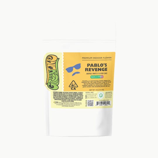 Greenline - Pablo’s Revenge - 1/2 oz - Indoor - Indica Hybrid - 14g - 1