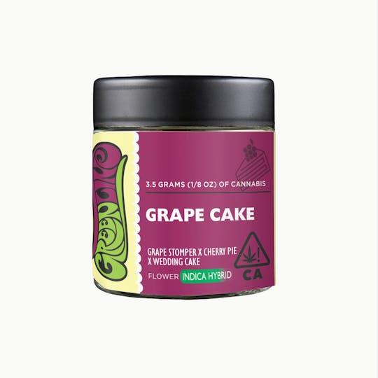 Greenline - Grape Cake - 1/8 oz - Indoor - Indica Hybrid - 3.5g - 1