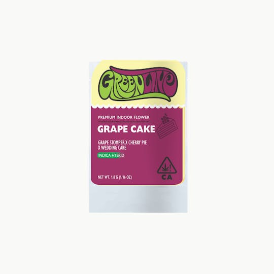 Greenline - Grape Cake - 1/16 oz - Indoor - Indica Hybrid - 1.8g - 1